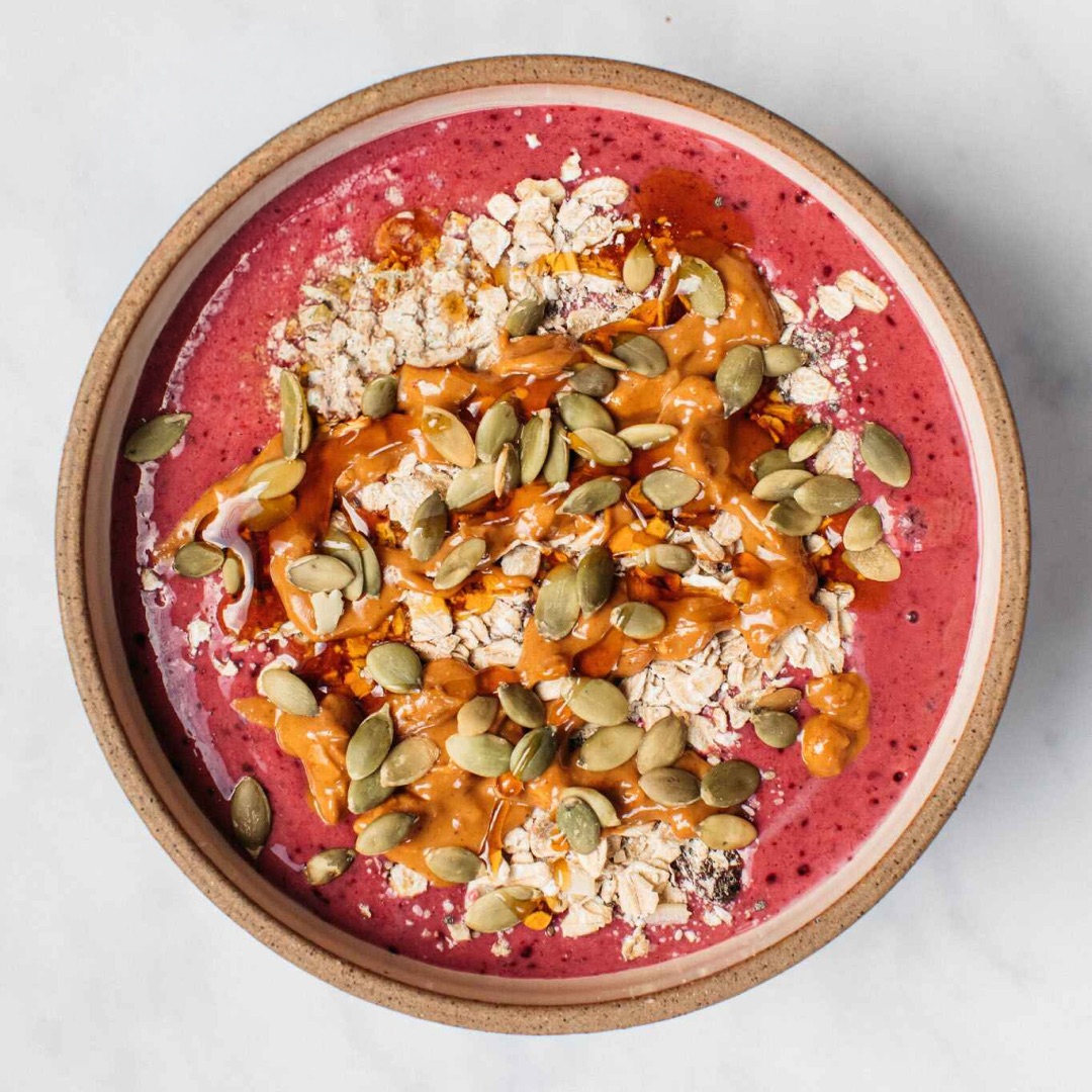 Beeren-Smoothie-Bowl