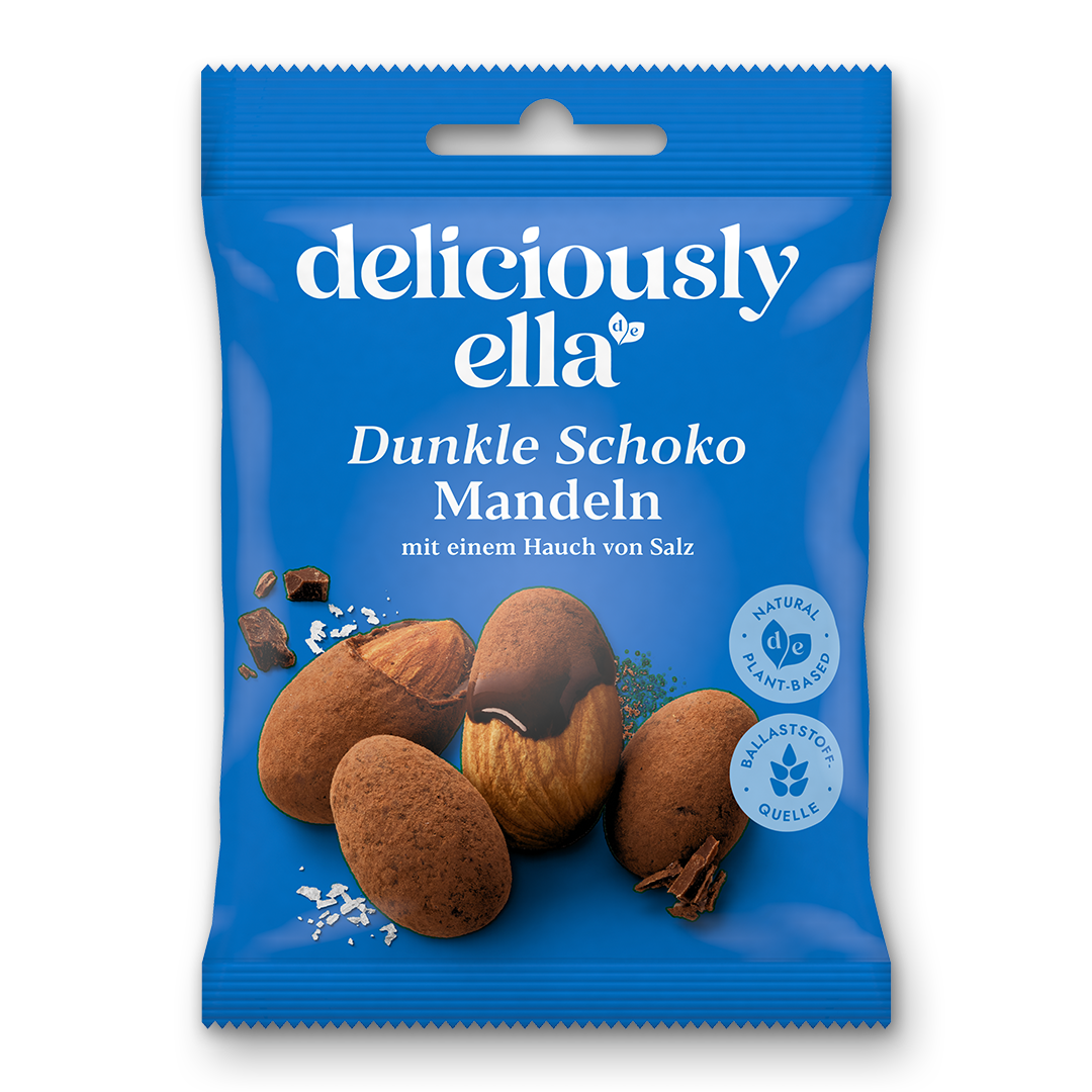 Dunkle Schoko Mandeln