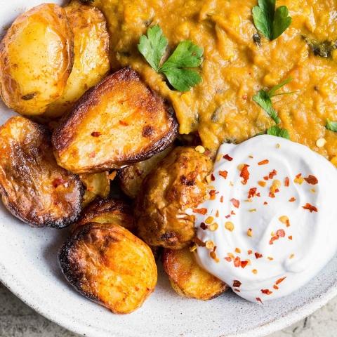 Kokosnuss-Linsen-Dahl