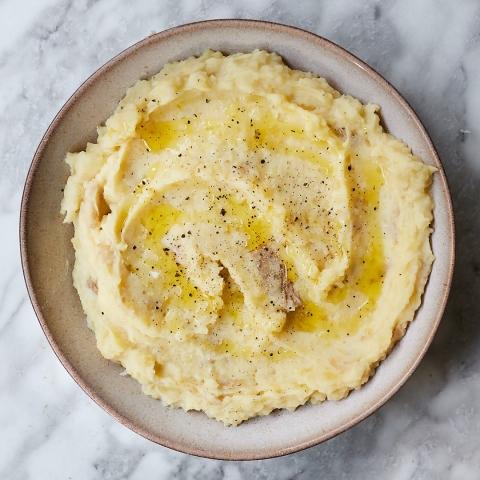 Cremiges Kartoffelpüree mit Schale